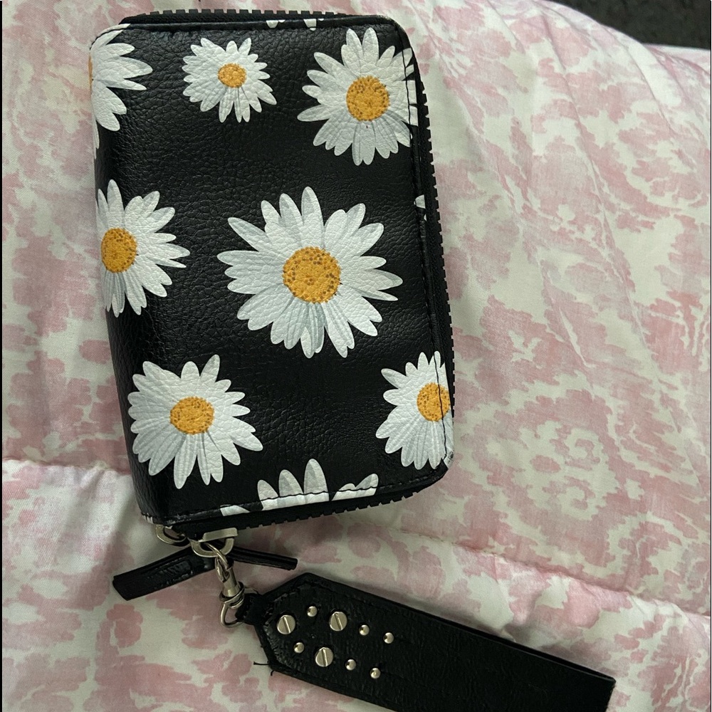 Sunflower Wristlet Wallet